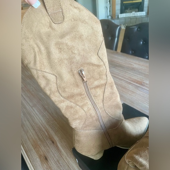 LASSO WESTERN BOOT CAMEL-8.5 - Picture 10 of 16